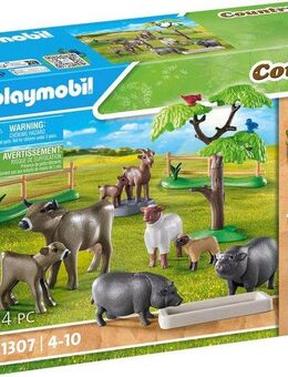 Playmobil® Bauernhoftiere (71307), Country Konstruktions-Spielset, (24 St), teilweise aus recyceltem Material, Made in Germany