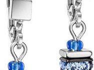 COEUR DE LION Paar Ohrhänger Schmuck Edelstahl GeoCUBE® Iconic Lite Würfelkette, 2800/20, Made in Germany - mit Strassstein, Schmuckstein