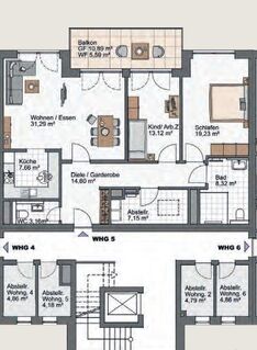 exklusive Neubau-Wohnung in Lilienthal_WE 5_2.BA_