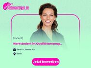 Werkstudent (m/w/d) im Qualitätsmanagement - Berlin