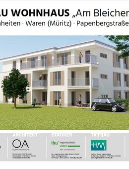 Eigentumswohnungen in den Wohngärten Bleicherstieg Waren (Müritz) - Wohnung 6 - Obergeschoss - Waren (Müritz)