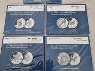 5 x 20 Euro-Sammlermünzenset BRD 2021 alle 5 Ausgaben PP/Spiegelgl. Neu u. OVP - Büren