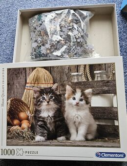 i11) 1x gelegtes Puzzle 1000 - Katzen - Lovely Kittens - 39340 - Clementoni Puzzle - Garbsen
