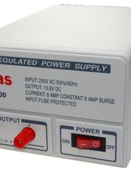 MAAS NETZTEIL 13.8 Volt Autoradios Verstärker Funk usw Netzteil linear - 13.8 Volt - 8,0 Ampere, LPS-900 - Dübendorf