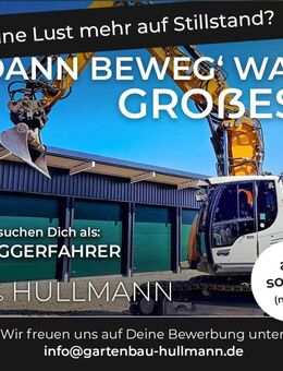 Baggerfahrer (m/w/d) gesucht, ab sofort! Beweg´ was Großes! - Gelsenkirchen