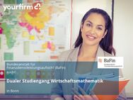 Dualer Studiengang Wirtschaftsmathematik - Bonn