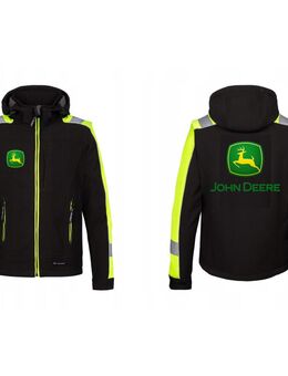 JOHN DEERE Softshell Warnschutz Arbeitsjacke Jacke Herren Größenwahl Landwirtrschaft Bauer - Wuppertal