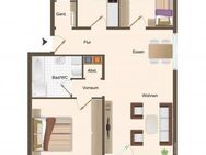 Gut geschnittene ca. 79 m² große 3-Zimmerwohnung mit Terrasse und Garage - Baden-Baden