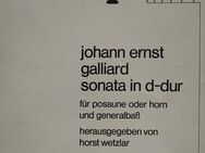 Klaviernoten Orgelheft johann ernst galliard sonata in d-dur - Obernburg (Main) Zentrum