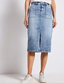 STREET ONE Jeansrock aus Baumwolle mit Stretchanteil