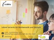Lehrer (m/w/d) für Mathematik und Deutsch - Iserlohn