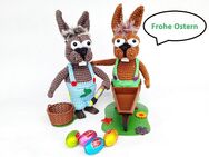 Osterhase Ostern Geldgeschenk Eierbecher Eierwärmer Hase Schubkarren Korb Pinsel Eier Geschenkidee Geschenkverpackung Deko Amigurumi - Walchum