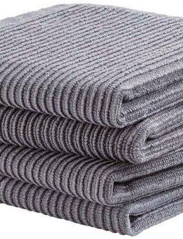 DDDDD Spültuch Basic, (Set, 4-tlg), mit luxuriöser Rippenstruktur und optimale Feuchtigkeitsaufnahme