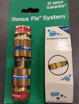 Renus fix system Schlauchverbinder 1/2", neu - Gedern