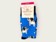 ZWILLINGSHERZ Kuschelsocken -NEU- Socken Einheitsgröße Französische Bulldogge - Troisdorf