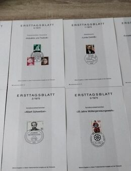 Ersttagsbriefe und Ersttagsblätter Briefmarken Sammlung Haushaltsauflösung - Willebadessen