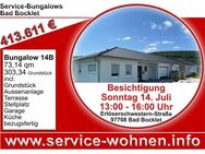 Service-Bungalows Bad Bocklet - Seniorenbungalow barrierefrei, Grundstück, Garage - Bad Bocklet