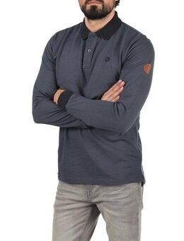 Blend Langarm-Poloshirt BHRalle Longsleeve mit verlängerter Rückenpartie