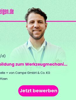 Ausbildung zum Werkzeugmechaniker (m/w/d) - Boffzen