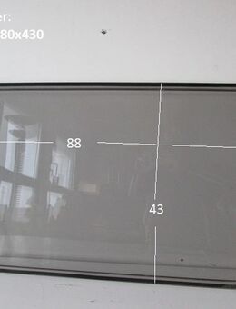 Wohnwagenfenster Roxite 94 D399 7290 ca 88 x 43 (Lagerware -> Neue Ware mit Lagerspuren) Fendt / Tabbert - Schotten Zentrum