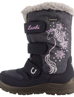 Lurchi Kiomi SYMPATEX Winterstiefel Klettboots mit Glitzer, Größenschablone zum Download
