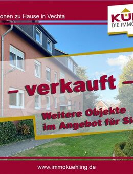 Lichtdurchflutete 2-Zimmerwohnung in zentraler ruhiger Lage - Dinklage