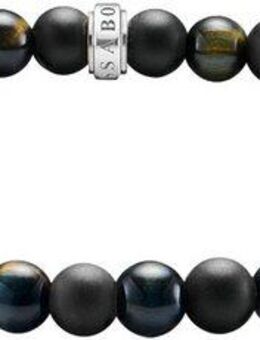 THOMAS SABO Armband Talisman-Armband, mit Obsidian, Tigerauge