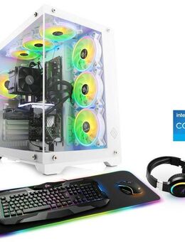 CSL Aerion C55110 Advanced Edition Gaming-PC (Intel Core i5 12400F, GeForce RTX 3050, 16 GB RAM, 1000 GB SSD, Luftkühlung)