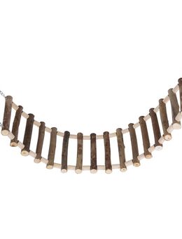 TIAKI Hängebrücke natur - L 77 x B 15 x H 2 cm