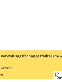 Ausbildung Verwaltungsfachangestellter (m/w/d) - Euskirchen