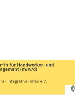 Koordinator*in für Handwerker- und Objektmanagement (m/w/d) - Berlin