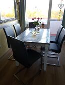 6 Schöne Esszimmerstühle echtes Leder in 47198