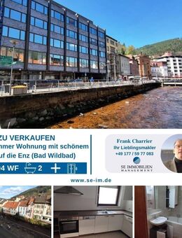 Große 3 Zimmer Whg. mit schönem Blick auf die Enz - Bad Wildbad