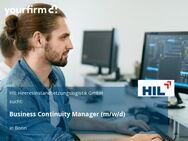 Business Continuity Manager (m/w/d) - Bonn