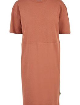 URBAN CLASSICS Shirtkleid Urban Classics Damen Ladies Organic Oversized Slit Tee Dress (1-tlg)