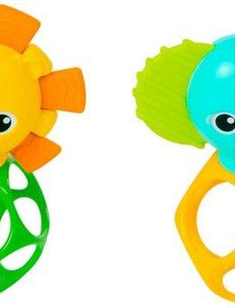 Bright Starts Greifspielzeug Soother Pals Easy-Grasp Teether Toys