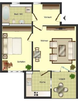 ***WBS erforderlich!*** 2-Zimmer-Wohnung in Solingen Mitte - Solingen (Klingenstadt)