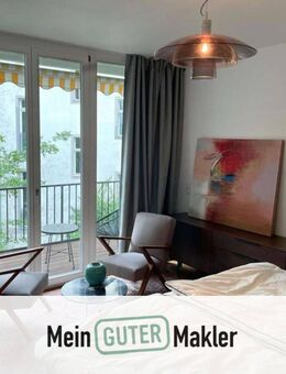 Ready to move in: Möblierte und voll ausgestattete 1-Zimmer-Wohnung mit Südwest-Balkon - Berlin