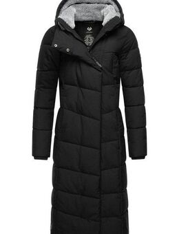 Ragwear Steppmantel Pavla Extralong zeitloser, wasserdichter Damen Wintermantel
