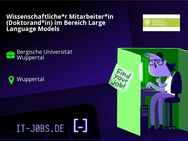 Wissenschaftliche*r Mitarbeiter*in (Doktorand*in) im Bereich Large Language Models - Wuppertal