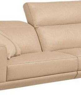 Egoitaliano 2,5-Sitzer Gloria, super bequem und hochwertige Verarbeitung, edles Design, beidseitig verstellbare Rückenelemente, mit Metallfüßen