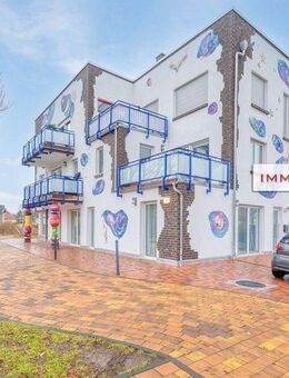 IMMOBERLIN.DE - Ersteinzug! Attraktive barrierefreie Wohnung mit Terrasse & Gestaltungspotential beim Wandlitzer See - Wandlitz
