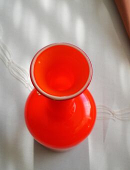 Glas-Vase,Italy,Alt,ca. 27 cm hoch - Linnich