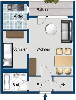 Hier wird frisch für Sie saniert! Schöne-Wohnung mit Balkon und Panorama Aussicht - Koblenz