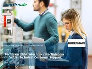 Techniker Elektrotechnik / Mechatronik (m/w/d) - Technical Customer Support - Traunreut