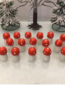 Erzgebirge 20 Fliegenplize Weihnachtsschmuck - Meerbusch