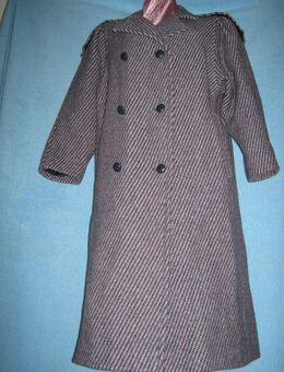 NEUw * Edel * ausgefallen * DESIGNER * Original Granny VINTAGE * Boho * Wolle- Mantel * Kurz- Gr. 18 * 38- 40/ M * dunkel- blau * grau * natur * cremè- beige * - Riedlingen