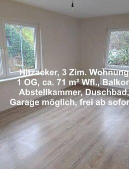Hitzacker: 3 Zimmer-Whg. mit Balkon - Hitzacker (Elbe)