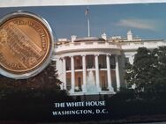 Münze Messing USA Metall White House Weißes Haus Amerika Souvenir Medaille kein Gold - Geislingen