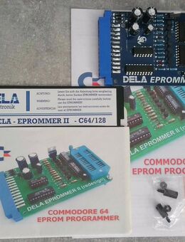 Commodore 64 / 128 DELA - EPROMMER II Brenner, Handbuch, Stütze - Witten